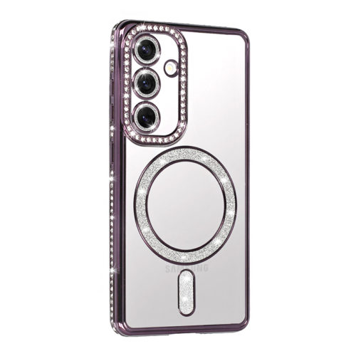 Луксозен калъф с кристали за Samsung Galaxy A36 лилав