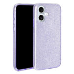 Оригинален калъф с кристали за iPhone 17 лилав