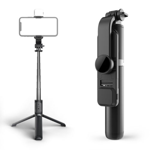 Безжичен селфи стик с осветление