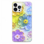 Калъф с цветя и камъни за iPhone 16 Pro Max шарен