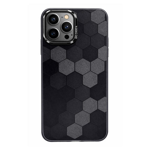 Калъф с шарка ромбоид за iPhone 16 Pro Max черен