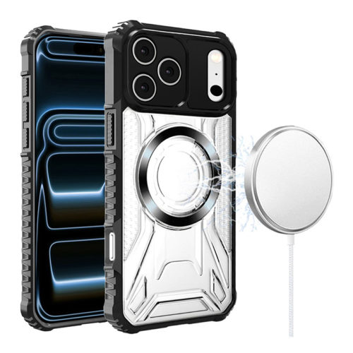 Удароустойчив прозрачен калъф за iPhone 17 Pro