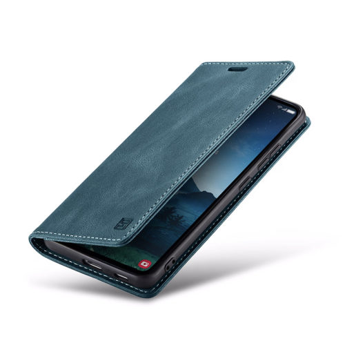 Оригинален кожен калъф за Samsung Galaxy S26 Plus син 5