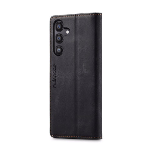 Оригинален кожен калъф за Samsung Galaxy A37 черен 15