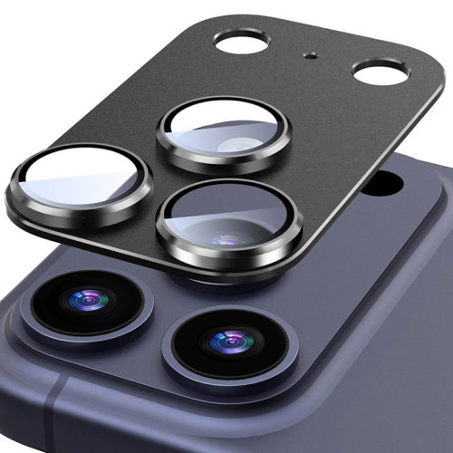 Цялостна защита на камерата за iPhone черен