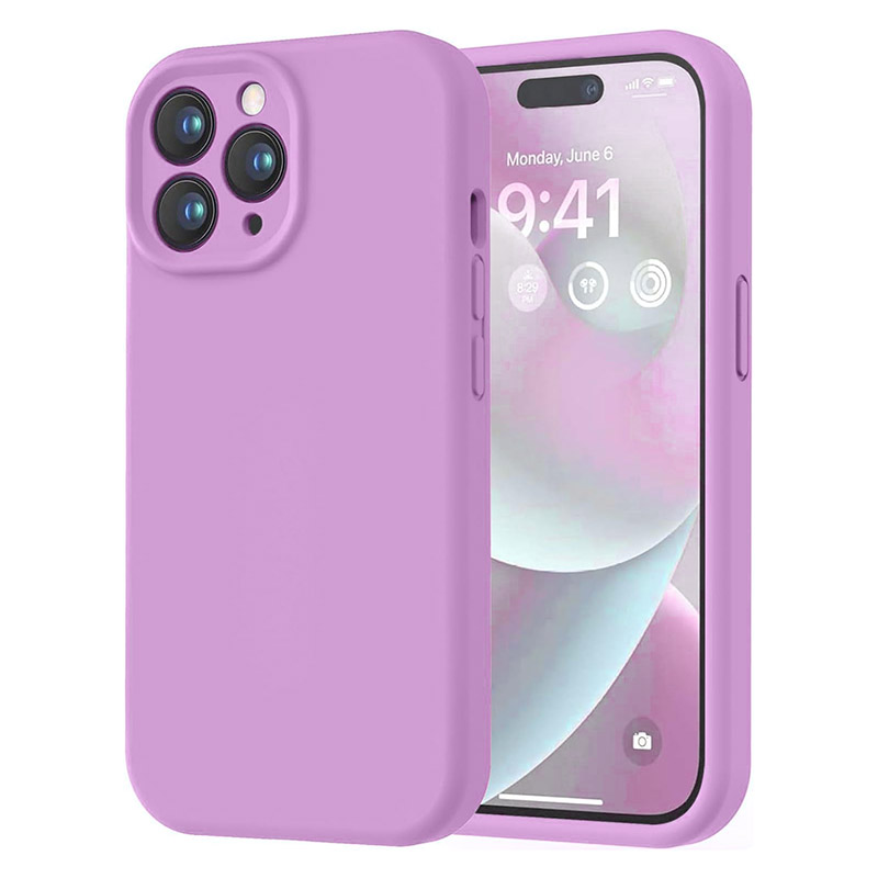 Качествен силиконов калъф за iPhone розов