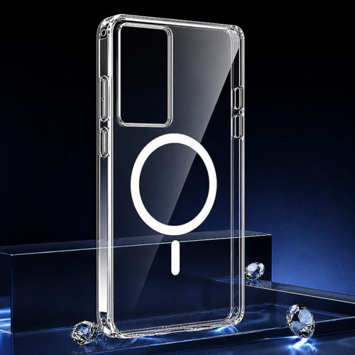 Прозрачен твърд калъф за Samsung S Ultra серия бял