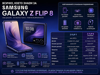Всичко, което знаем за Samsung Galaxy Z Flip 8