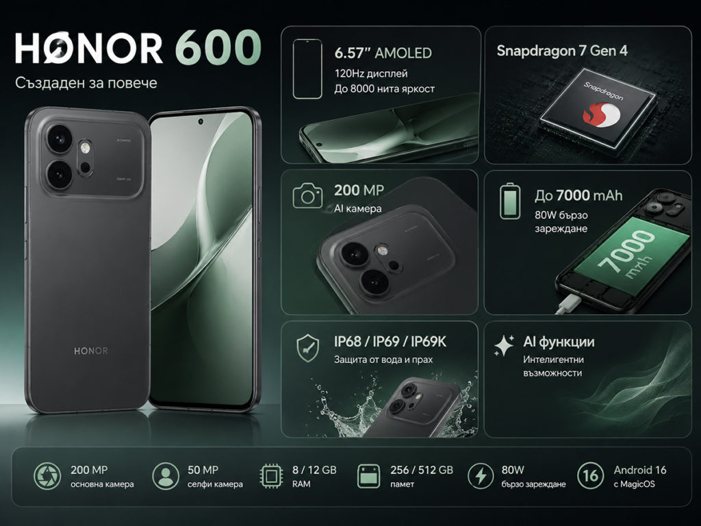 Всичко за Honor 600