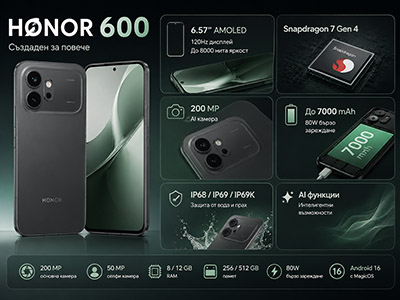 Всичко за Honor 600