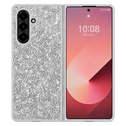 Калъф с кристали за Samsung Z Fold 6 сив