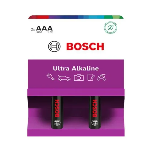 0094 Батерии Bosch Ultra Alkaline AAA 2-blister