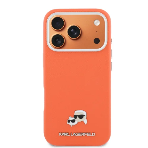 0136 KARL HC MAGSAFE PU FW W/ K&C HEAD PIN ORANGE IP17 PRO