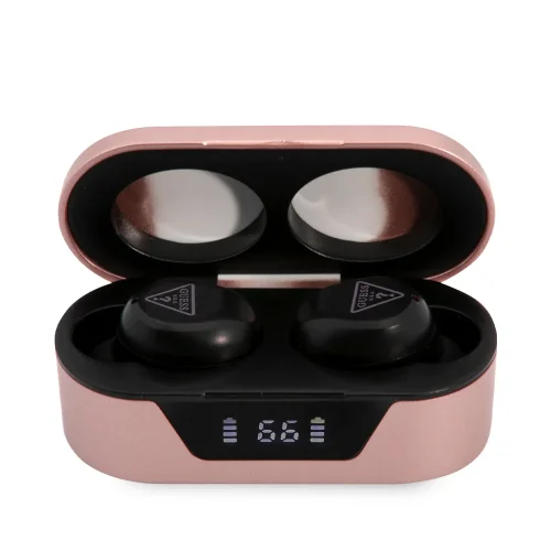 0879 GUESS TWS DIGITAL BT5 TRIANGLE LOGO PINK