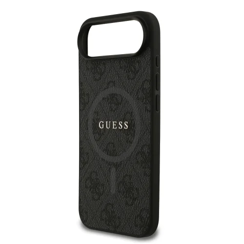 0973 GUESS HC MAGSAFE PU 4G RING CLASSIC LOGO BLACK IP17 AIR