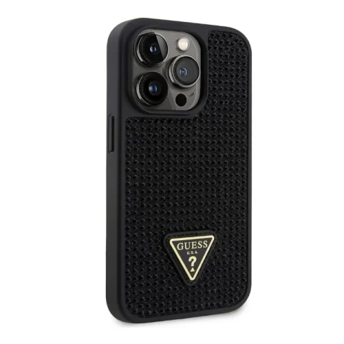 1049 Guess Galaxy S24 Plus Back cover case – Rhinestone Triangle – Black