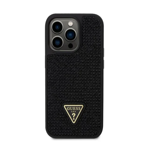 1049 Guess Galaxy S24 Plus Back cover case – Rhinestone Triangle – Black