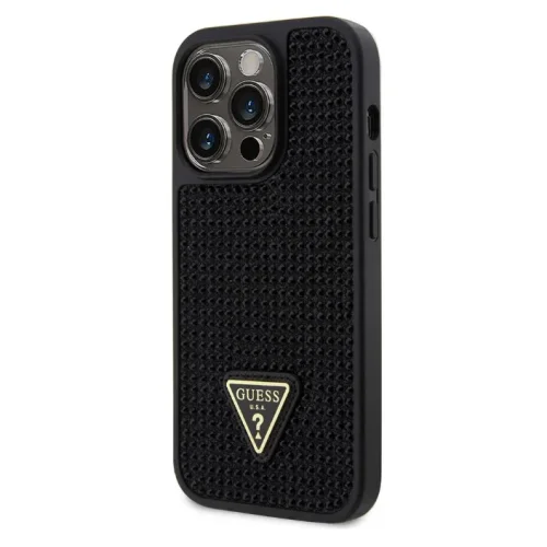 1049 Guess Galaxy S24 Plus Back cover case – Rhinestone Triangle – Black