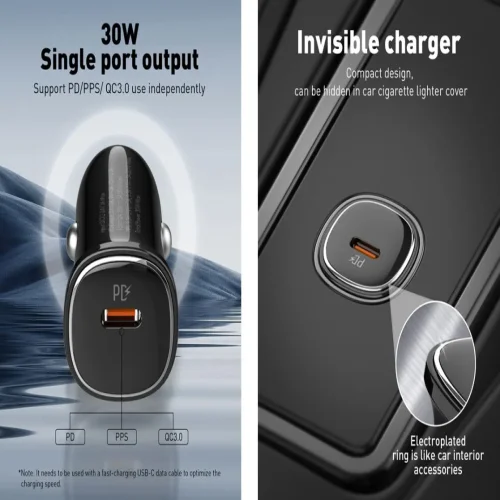 12V 2в1 C106 30W LDNIO Fast с 1изх. USB-C – Type-C към Type-C