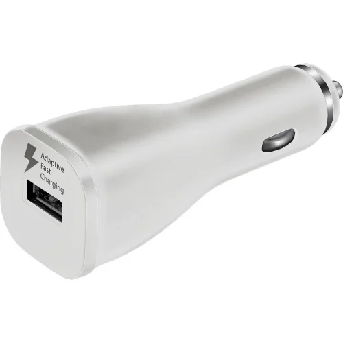 12V Адаптер за кола 25W бързо зареждане USB – Бял