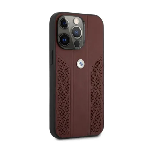 1870 BMW Hardcase iPhone 13 Pro – Perforated Curve – Red