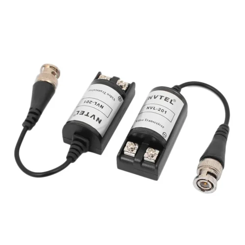 2 бр. видео балуни – NVL-201 Video Transceiver за пренос на видео сигнал на 100-1000 метра