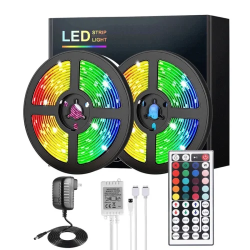 2 LED ленти RG 10M 600 диода IP65 Water rating Светещи с дистанционно