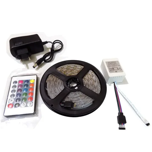 2 LED ленти RG 10M 600 диода IP65 Water rating Светещи с дистанционно