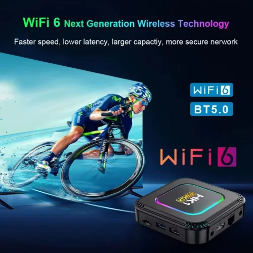2025 HK1 RBOX K8S RGB TV 4K HDR ULTRA HD android 13.0 TV Stick 4GB + 64GB 2.4/5G Wifi 100M-LAN порт Netflix Youtube Media Player