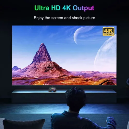 2025 HK1 RBOX K8S RGB TV 4K HDR ULTRA HD android 13.0 TV Stick 4GB + 64GB 2.4/5G Wifi 100M-LAN порт Netflix Youtube Media Player