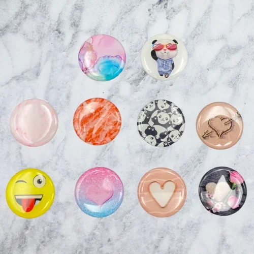 20бр. (стек) ШАРЕНИ Pop Socket над 100 възможни шарки