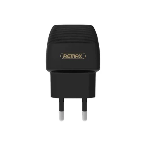 220V Адаптер REMAX 2 USB за телефони с 2 изхода – Черен