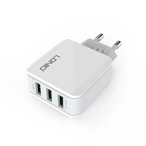 220V С 3 – изхода USB LDNIO A3301 3.1A USB Micro USB