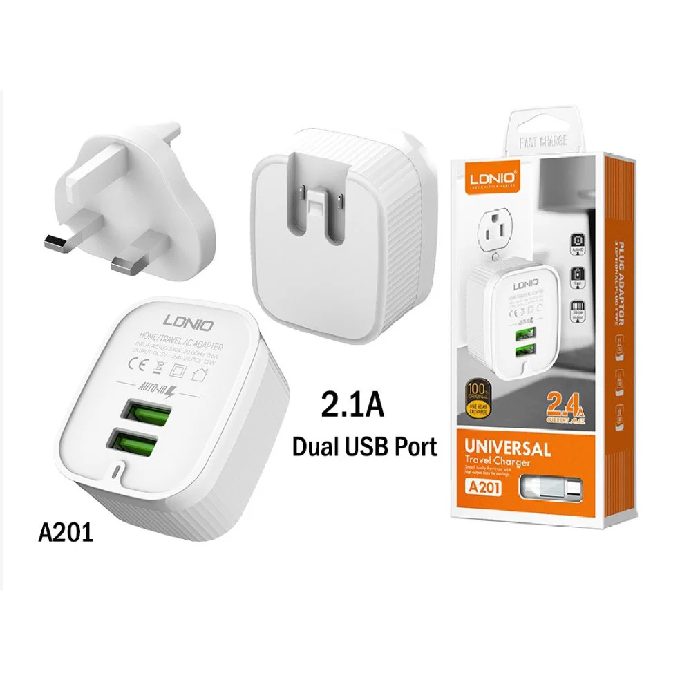 220V Зарядно LDNIO A201 2.4A – Микро USB