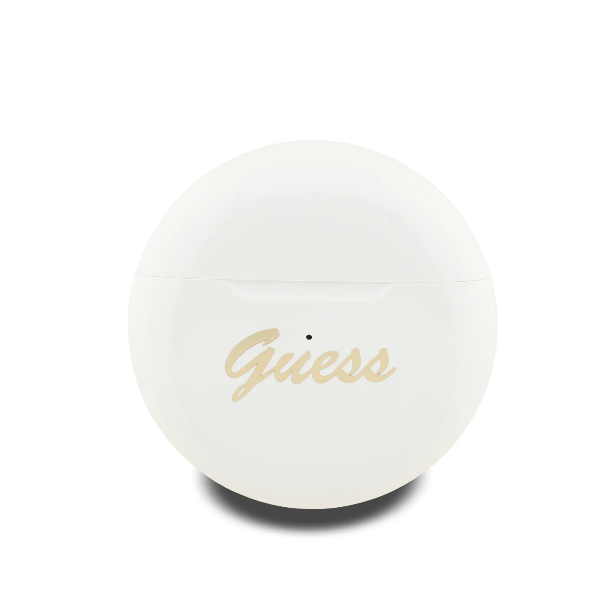 2213 GUESS TWS SMALL ROUND SCRIPT PRINT WHITE