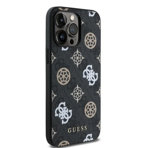 2887 GUESS HC MAGSAFE PU PEONY ON 4G BACKGROUND BLACK IP15 PRO