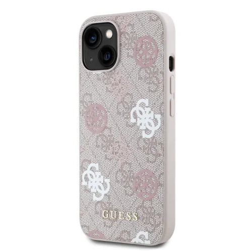 3327 GUESS HC MAGSAFE PU PEONY ON 4G BACKGROUND PINK IP15