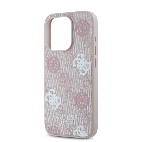 3334 GUESS HC MAGSAFE PU PEONY ON 4G BACKGROUND PINK IP15 PRO