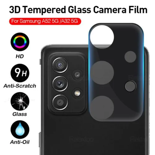 3D Протектор за Камера на Телефон Samsung A14 / A24 / A34 – Черен