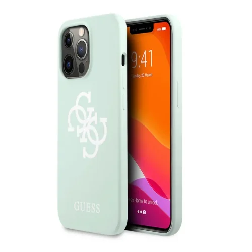 4376 Калъф Guess iPhone 13 Pro Силиконов – Мента