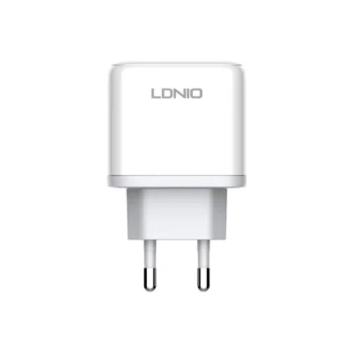 45W LDNIO A2526C С 2 изх. USB + USB-C с кабел USB-C към Lightning