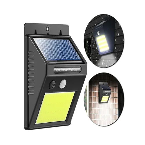 48 COB JY-6009 LED Диодна Соларна Градинска лампа Amio 48 COB LED, С PIR Датчик