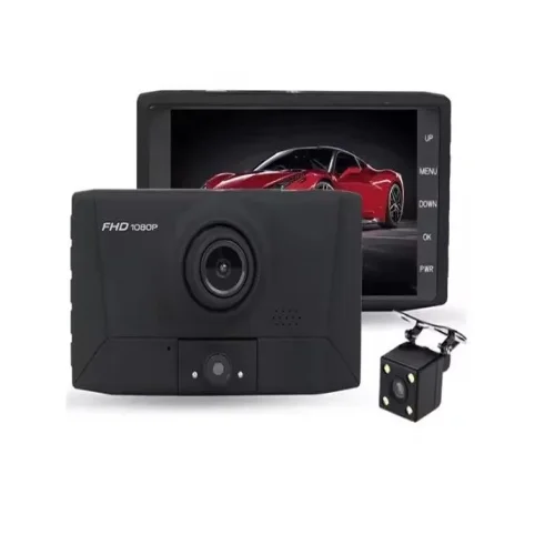 505 Автомобилен видеорегистратор 3 камери, 4.0″ дисплей, Full HD 1080P, Night Vision, Motion Detection
