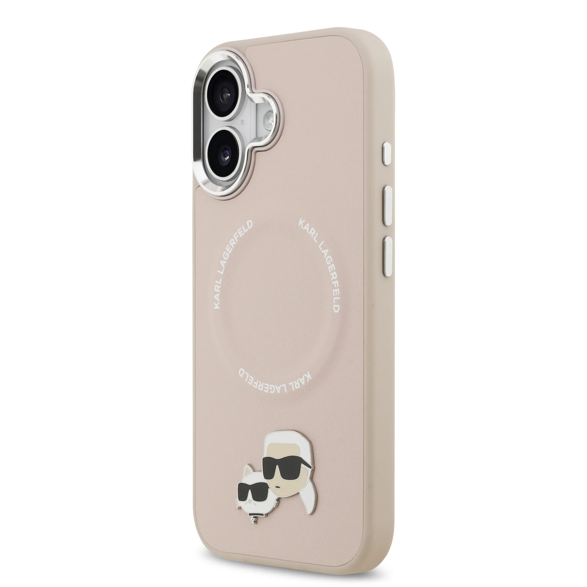 5459 KARL HC MAGSAFE PU K&C PINS PINK IP17