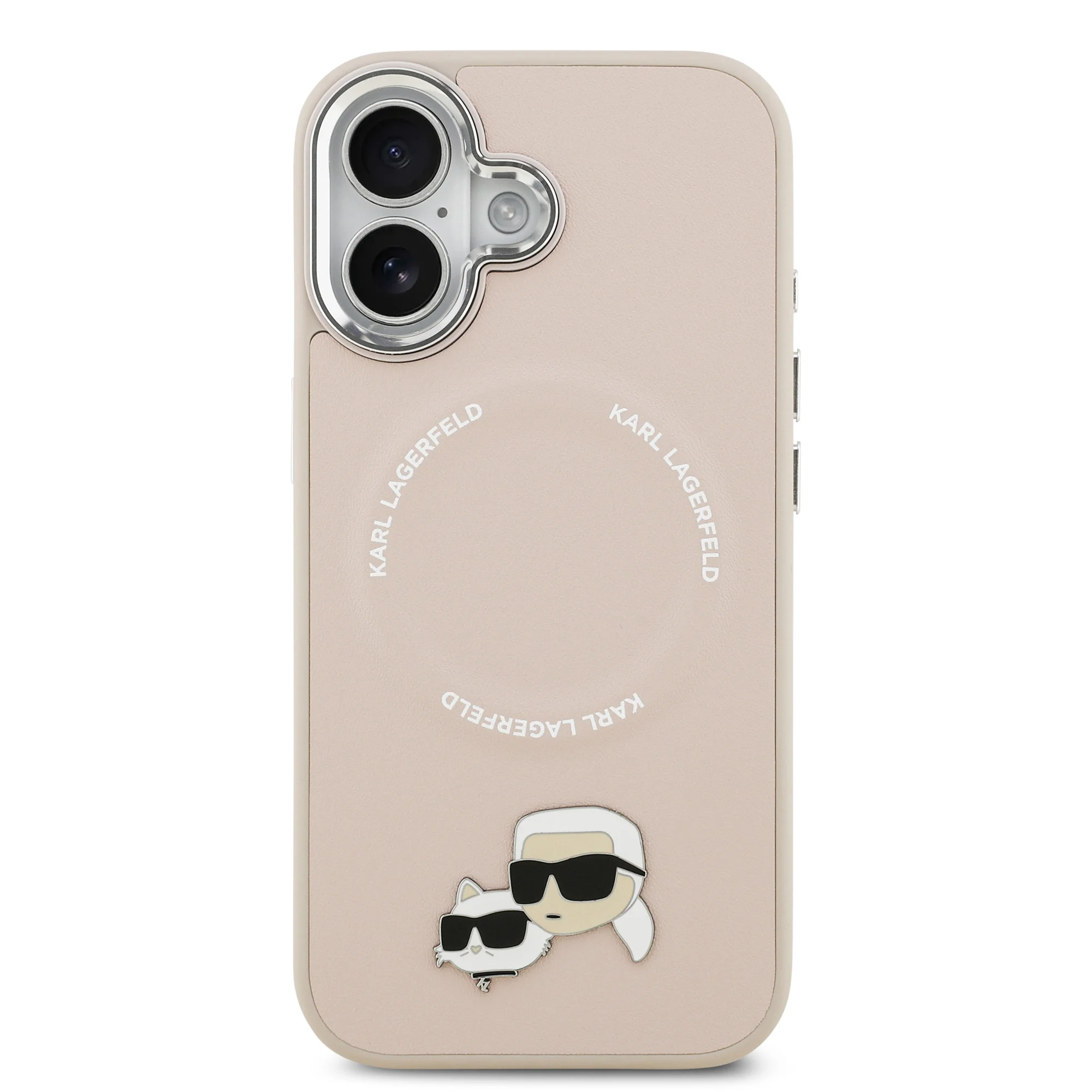 5459 KARL HC MAGSAFE PU K&C PINS PINK IP17