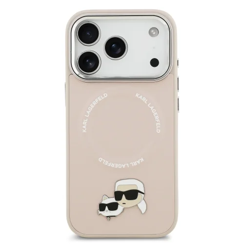 5473 KARL HC MAGSAFE PU K&C PINS PINK IP17 PRO