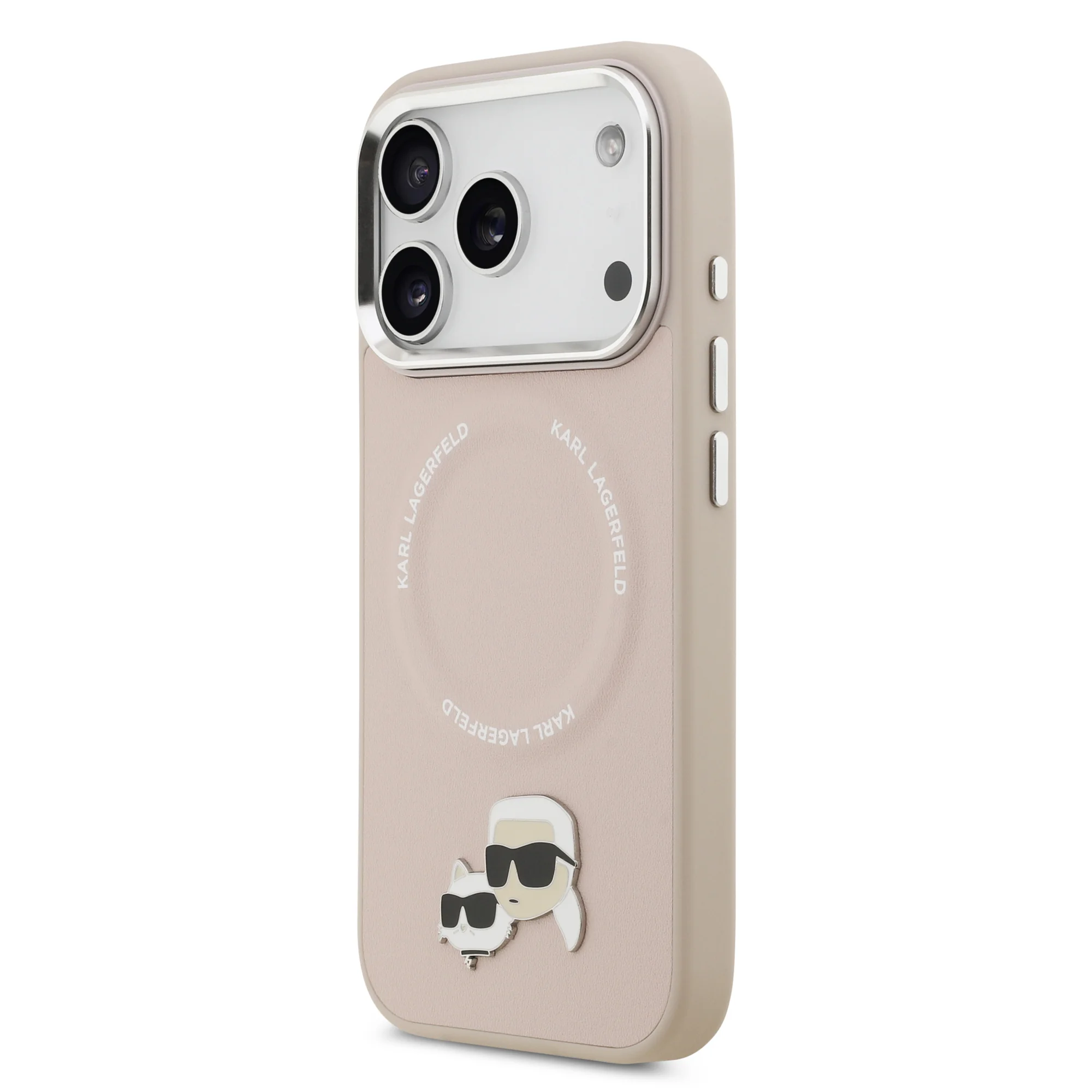 5480 KARL HC MAGSAFE PU K&C PINS PINK IP17 PRO MAX