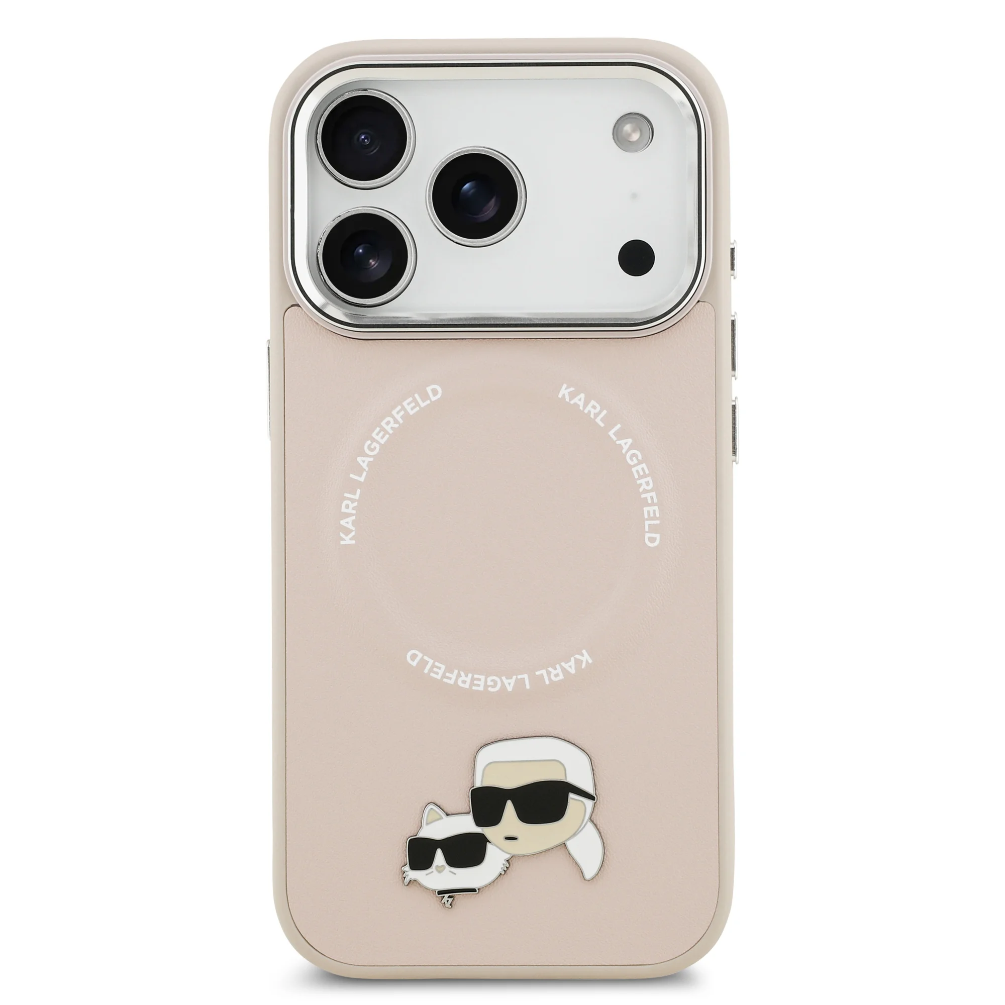 5480 KARL HC MAGSAFE PU K&C PINS PINK IP17 PRO MAX