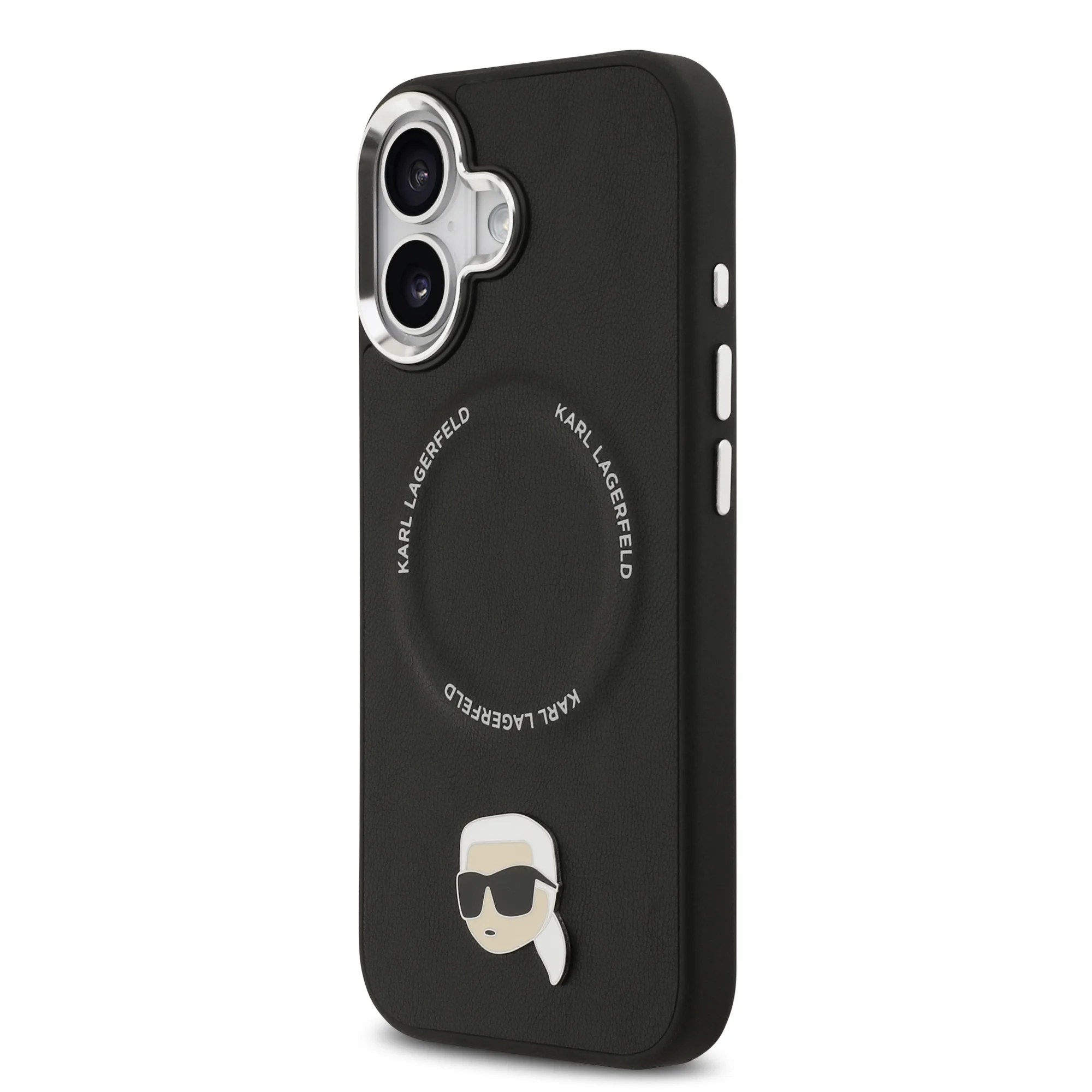 5619 KARL HC MAGSAFE PU KARL PIN BLACK IP17