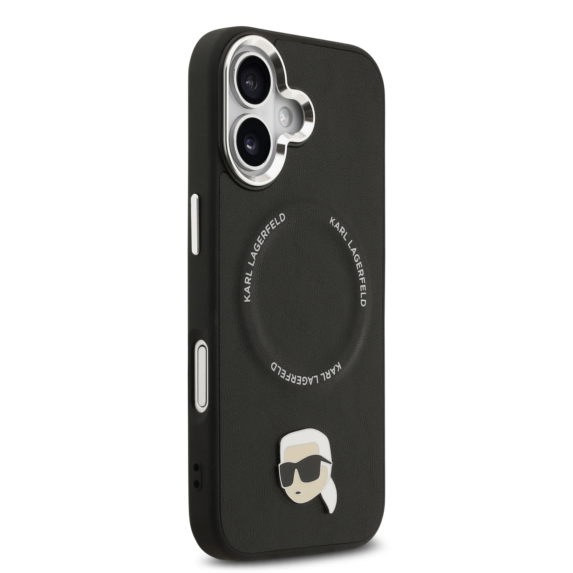 5619 KARL HC MAGSAFE PU KARL PIN BLACK IP17